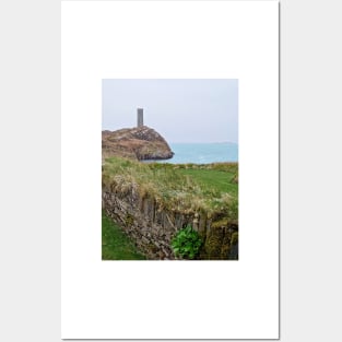 Ruins on Rock Island, County Cork, Ireland Posters and Art